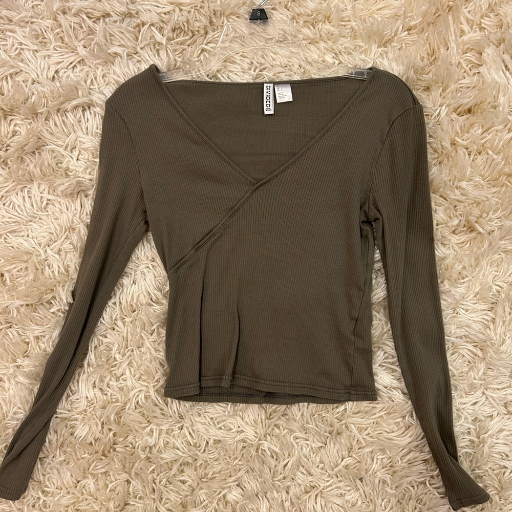 Green Crop Top